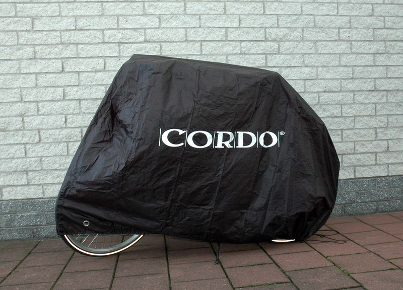 Afbeelding laden in galerijviewer, Cordo fietshoes 2 fietsen zwart 128x98x235cm