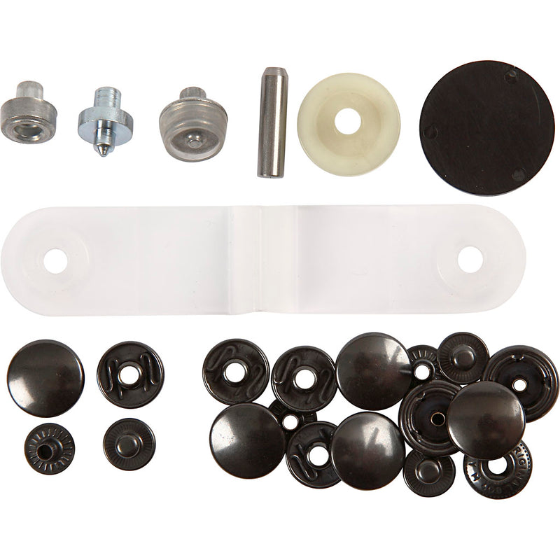 Cargue la imagen en el visor de la galería, Https: www.cchobby.nl drukknopen-startset-d-15-mm-1-set