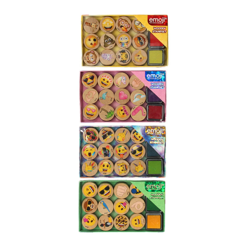 Load image into Gallery viewer, emoji houten stempelset