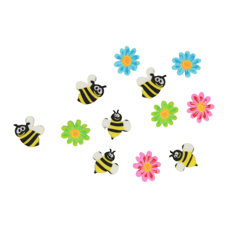Load image into Gallery viewer, Mini gummetjes bijenvrienden in glas, 12st.