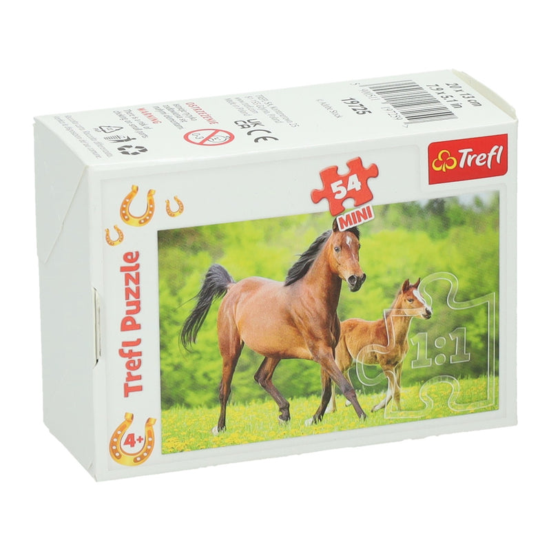 Laden Sie das Bild in Galerie -Viewer, Mini puzzel paarden, 54st.