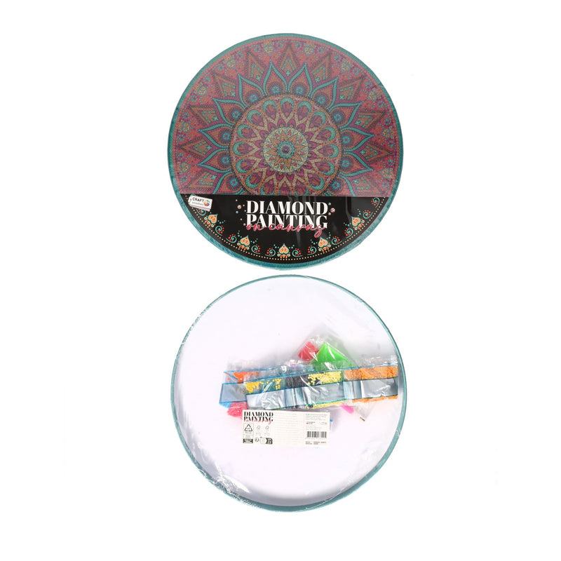 Chargez l'image dans la visionneuse de la galerie, Diamond painting rond 30x30cm, set van 8 canvassen