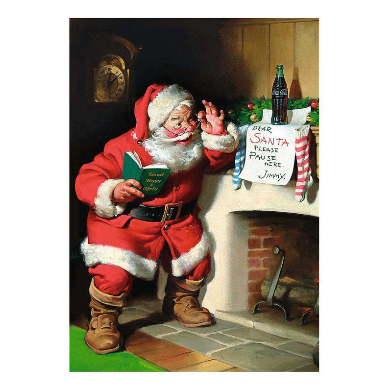Load image into Gallery viewer, Kerstpuzzel coca cola open haard - 1000st.