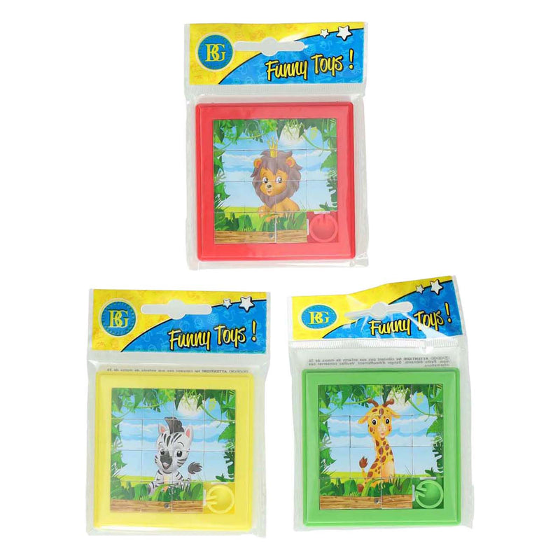 Load image into Gallery viewer, Schuifpuzzel dier - 8x8cm