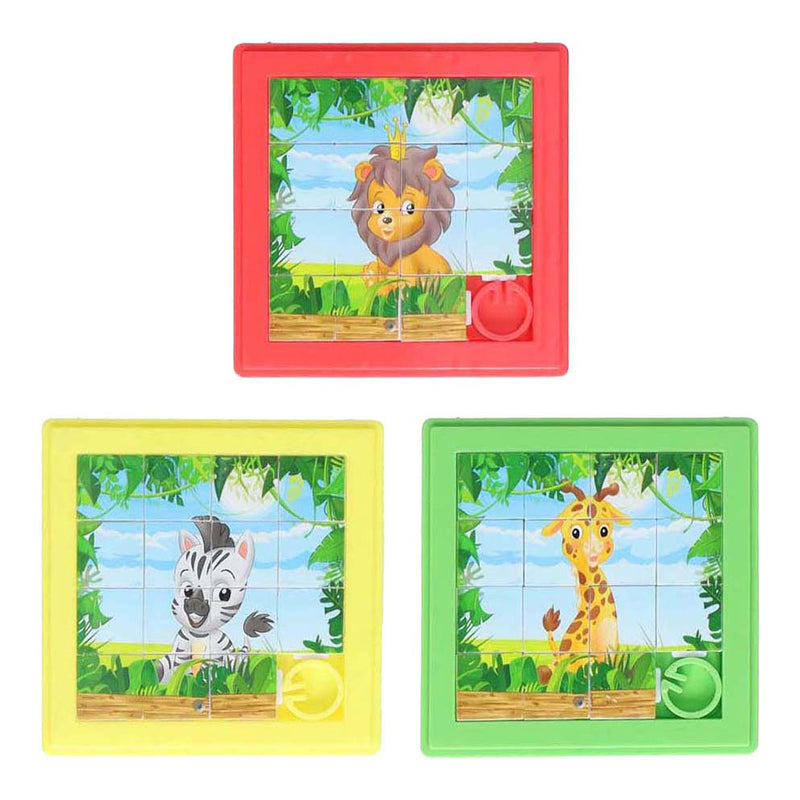 Load image into Gallery viewer, Schuifpuzzel dier - 8x8cm