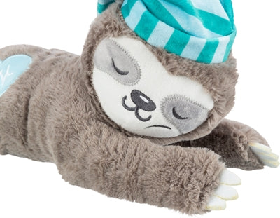 Afbeelding laden in galerijviewer, Trixie pluche luiaard grijs met heartbeat voor puppy