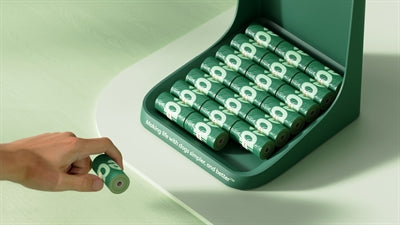 Load image into Gallery viewer, Earth rated poepzakjes tbv display geurloos gerecycled