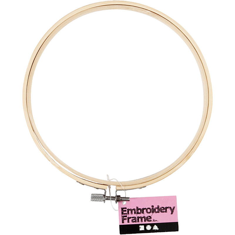 Load image into Gallery viewer, Creativ company borduurframe hout, ø 15cm