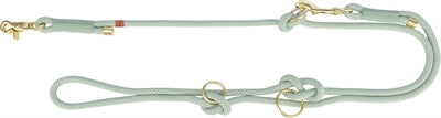 Load image into Gallery viewer, Trixie soft rope hondenriem verstelbaar saliegroen mint