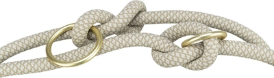 Load image into Gallery viewer, Trixie soft rope hondenriem verstelbaar grijs lichtgrijs
