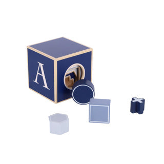 Load image into Gallery viewer, Jipy stapeltoren hout blauw