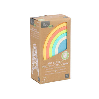 Afbeelding laden in galerijviewer, Jipy mlitoys bioplastic stapelregenboog 7-delig