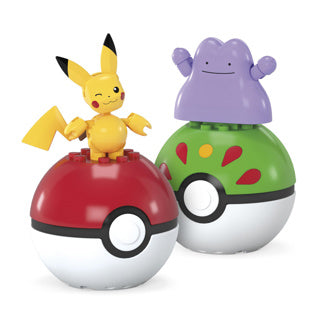 Load image into Gallery viewer, Pokemon mega 2-pack pikachu en ditto
