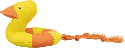 Afbeelding laden in galerijviewer, Trixie hondenspeelgoed aqua toy duck on rope