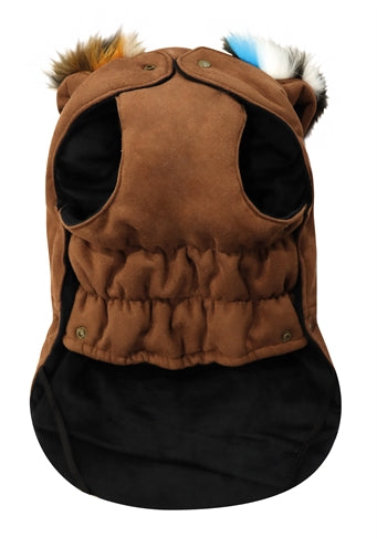 Load image into Gallery viewer, Croci Hondenjas shearling gevoerd bruin