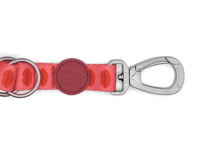 Load image into Gallery viewer, Morso hondenriem verstelbaar gerecycled lipstick roze