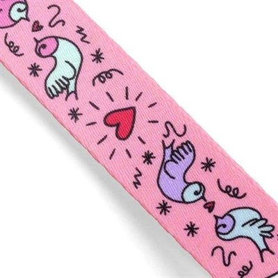 Load image into Gallery viewer, Morso halsband hond gerecycled sweet tweet roze