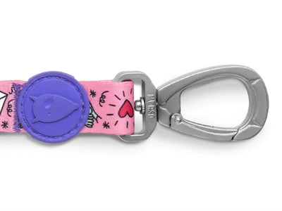 Load image into Gallery viewer, Morso hondenriem gerecycled sweet tweet roze