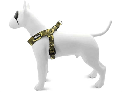 Load image into Gallery viewer, Morso mini hondentuig verstelbaar gerecycled full metal dog bruin