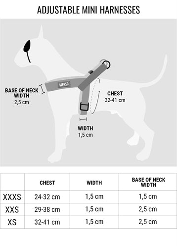 Load image into Gallery viewer, Morso mini hondentuig verstelbaar gerecycled full metal dog bruin