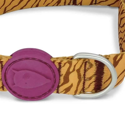 Load image into Gallery viewer, Morso halsband hond gerecycled jungle drum oranje