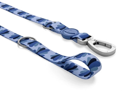Load image into Gallery viewer, Morso hondenriem verstelbaar gerecycled splash blauw