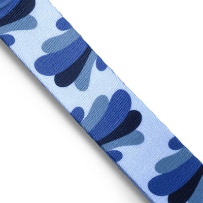 Load image into Gallery viewer, Morso hondenriem verstelbaar gerecycled splash blauw