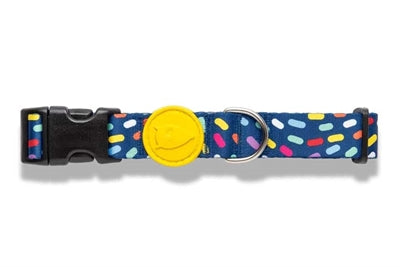 Load image into Gallery viewer, Morso halsband hond gerecycled color invaders paars