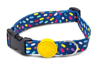 Load image into Gallery viewer, Morso halsband hond gerecycled color invaders paars