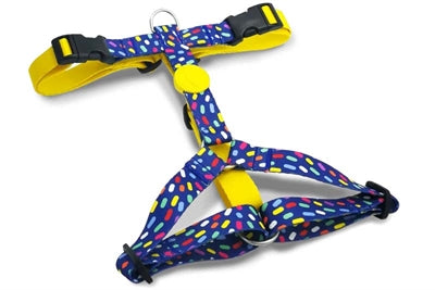 Load image into Gallery viewer, Morso hondentuig h-tuig gerecycled color invaders paars