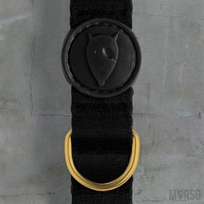 Afbeelding laden in galerijviewer, Morso halsband hond gerecycled gold caviar goud