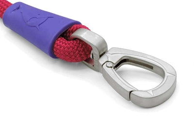 Load image into Gallery viewer, Morso hondenriem regular rope gerecycled red velvet rood