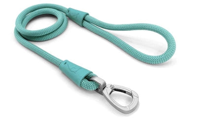 Load image into Gallery viewer, Morso hondenriem regular rope gerecycled aquamarine blauw