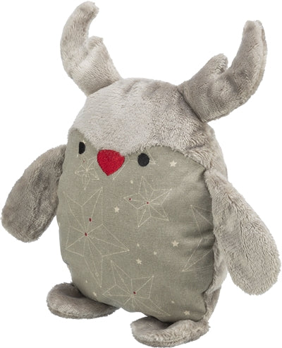 Load image into Gallery viewer, Trixie Xmas rendier zonder geluid stof pluche grijs