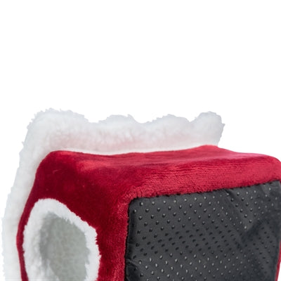 Load image into Gallery viewer, Trixie Xmas cuddly cave degoe rood wit