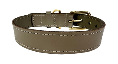 Load image into Gallery viewer, Sazzz Halsband hond braveheart leer taupe