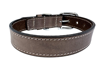 Load image into Gallery viewer, Sazzz Halsband hond nomad vintage leer bruin