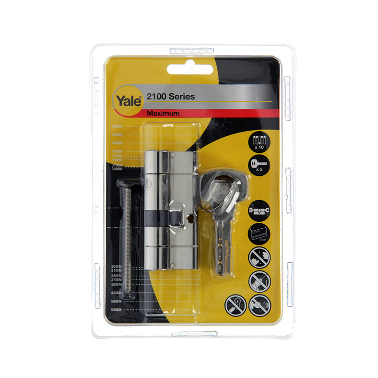 Afbeelding laden in galerijviewer, Yale 1060527 - profielcilinder 2100 mv 70mm(30 40) | 5 stuks