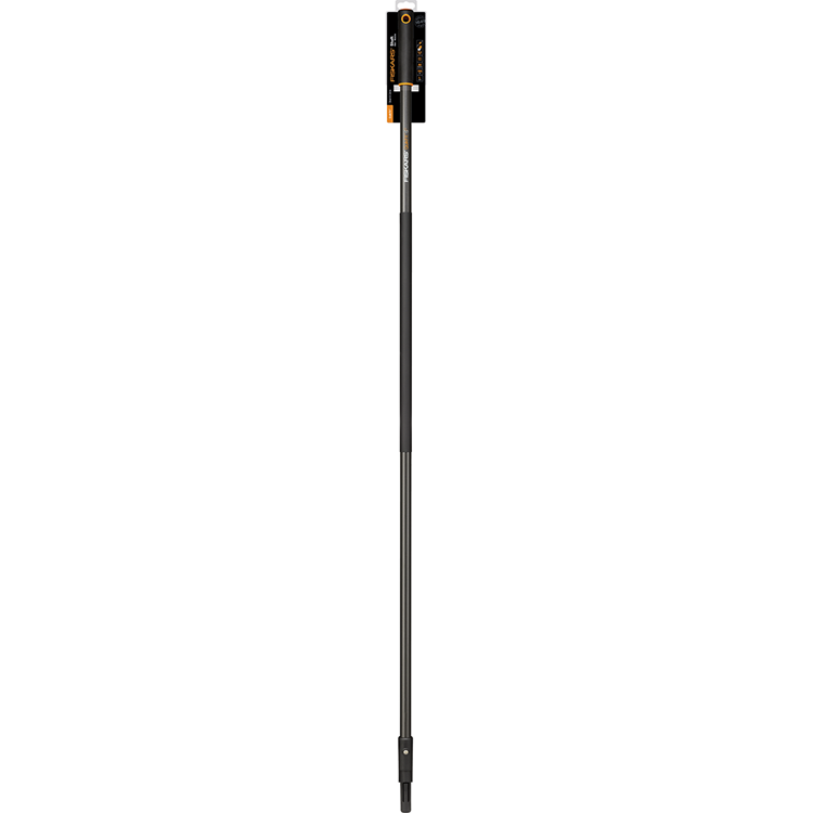 Chargez l'image dans la visionneuse de la galerie, Fiskars televerlengsteel quikfit steel - telescoopsteel - anti slip - grafiet - 145 cm