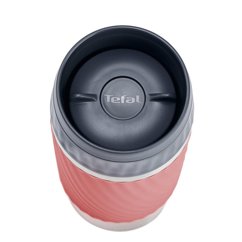 Load image into Gallery viewer, Tefal travel mug easytwist isoleerbeker 0.36l koraalrood