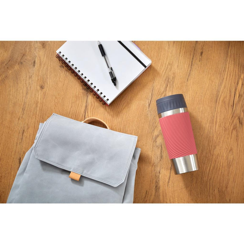 Load image into Gallery viewer, Tefal travel mug easytwist isoleerbeker 0.36l koraalrood