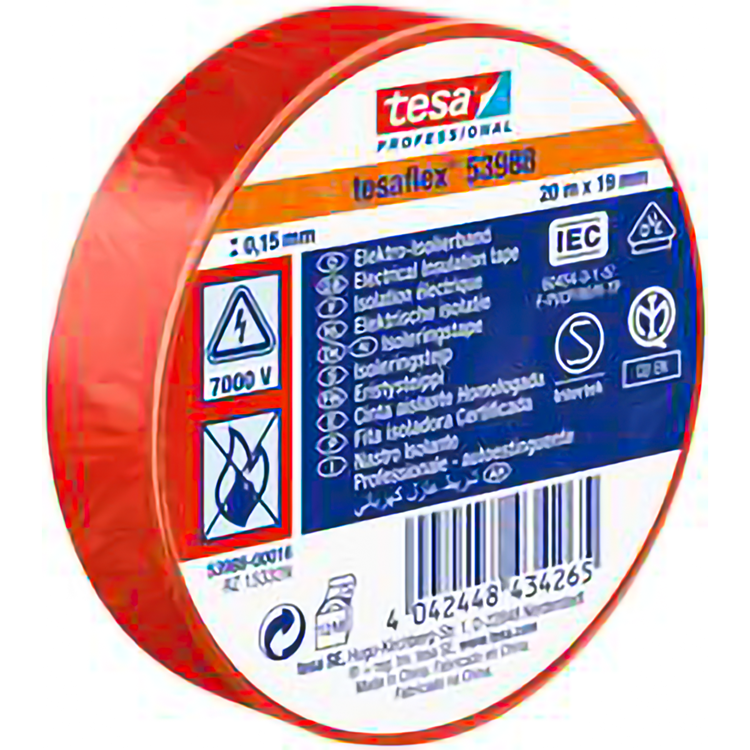 Load image into Gallery viewer, Tesa professional tesa isolatietape 19mm - 20 meter - rood