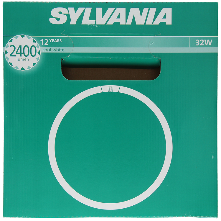 Afbeelding laden in galerijviewer, Sylvania 1044511 - tl lamp circlin 32w koud wit 841 | 3 stuks