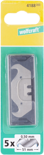 Load image into Gallery viewer, Wolfcraft haakmessen | in box | 0,50mm | 5 stuks - 4188000