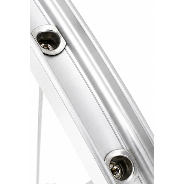 Afbeelding laden in galerijviewer, Abi voorwiel 28 inch zac 2000 - aluminium naaf - zilver