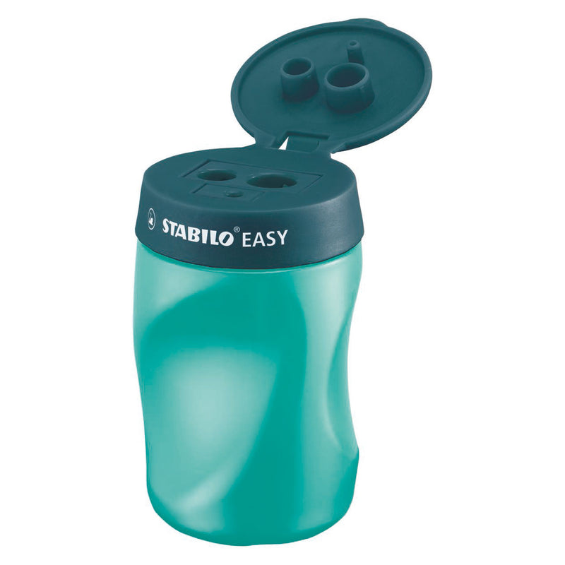Afbeelding laden in galerijviewer, Stabilo easysharpener - 3 in 1 puntenslijper - rechts - petrol