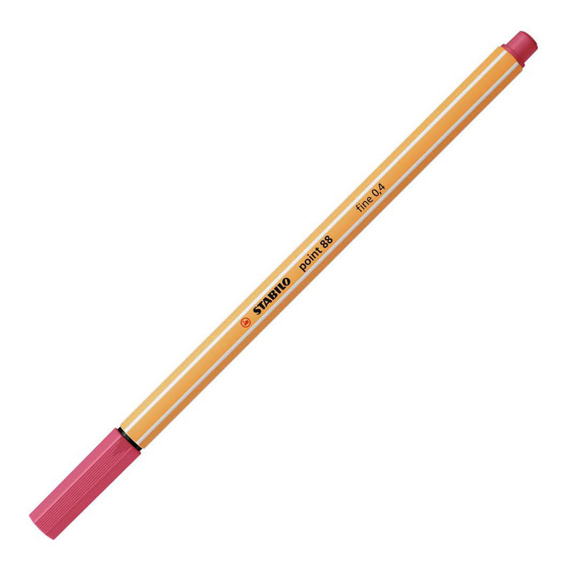 Load image into Gallery viewer, Stabilo point 88 - fineliner - aardbeien rood (88 49)