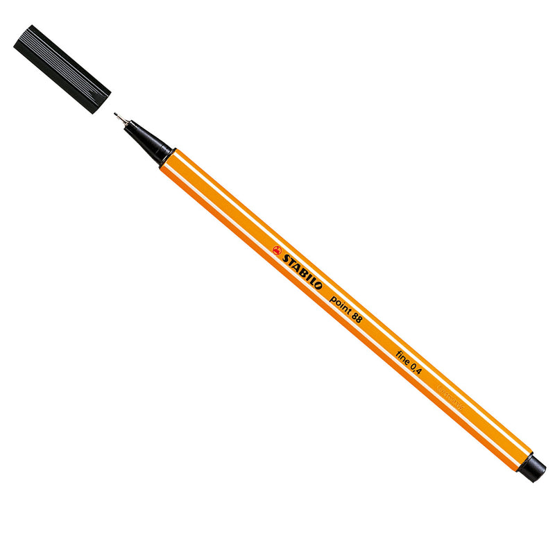 Afbeelding laden in galerijviewer, Stabilo point 88 - fineliner - zwart (88 46)