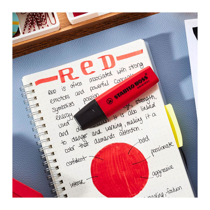 Afbeelding laden in galerijviewer, Stabilo boss original markeerstift - echt rood