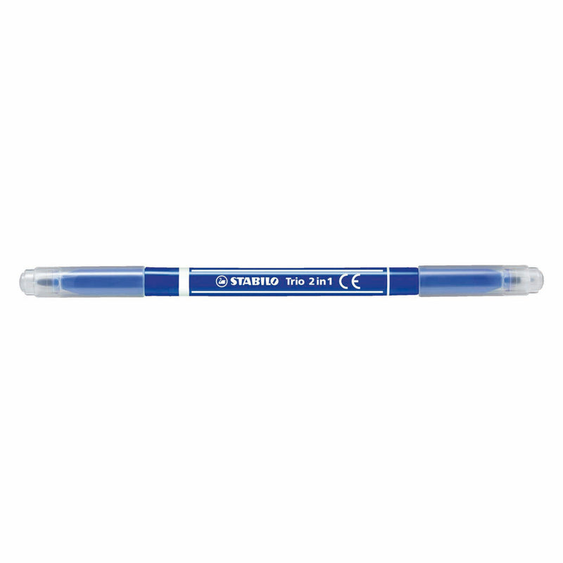 Load image into Gallery viewer, Stabilo trio 2 in 1 - viltstift en fineliner in een - set 10 stuks